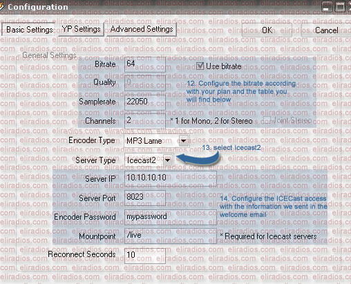 Encoder Settings
