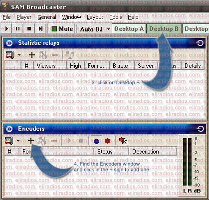 SAM Broadcaster Interface