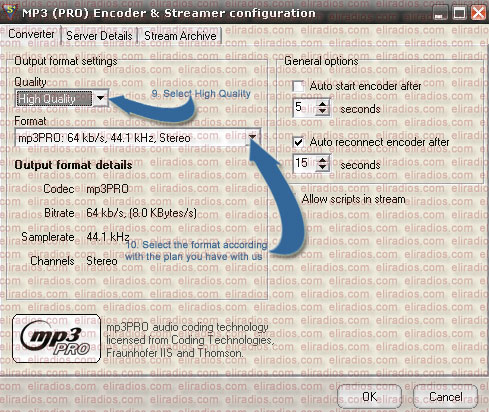 Converter Settings